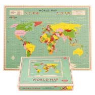 World puzzle 1000 bitar Vintage world Map